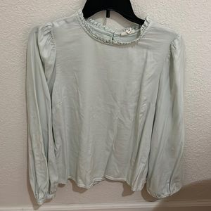 Blouse,light green,used